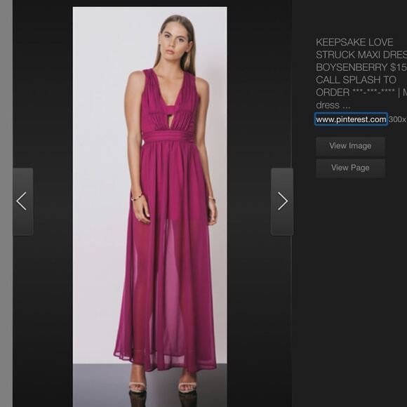 Keepsake the Label Sheer Illusion Skirt Maxi Dress - Picture 1 of 10